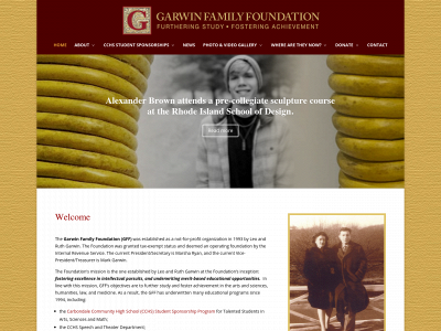 garwinfamilyfoundation.org snapshot