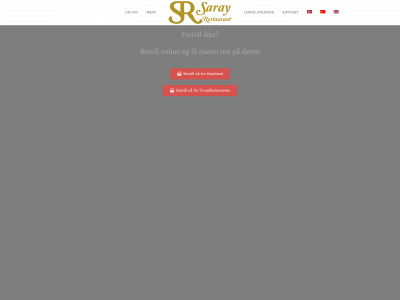 sarayrestaurant.no snapshot