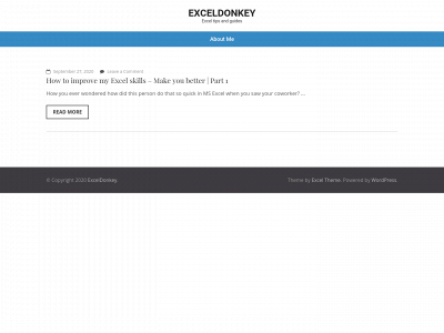 exceldonkey.com snapshot