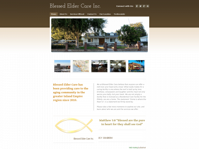 blessedeldercare.com snapshot
