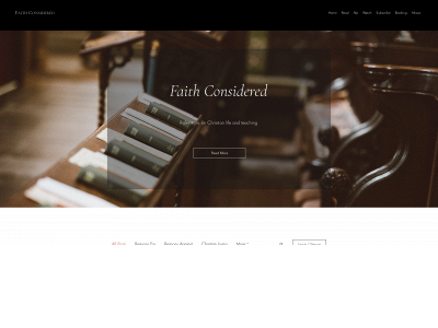 faithconsidered.com snapshot