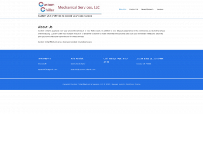 customchillerok.com snapshot
