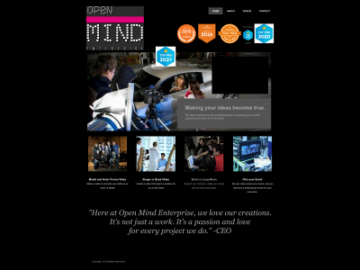 openmindenterprise.com snapshot