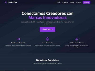 creatorzon.com snapshot