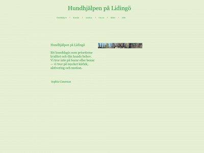 hundhjalpenpalidingo.se snapshot