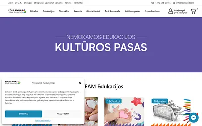 edulandas.lt snapshot