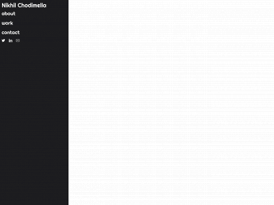 nikhilchodimella.com snapshot