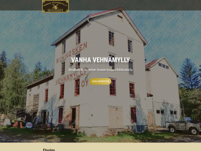 vanhavehnamylly.fi snapshot
