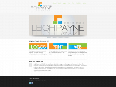 leighpaynecreative.com snapshot