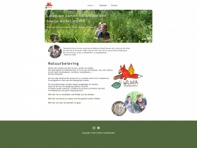 wilder-natuurbelevingen.be snapshot