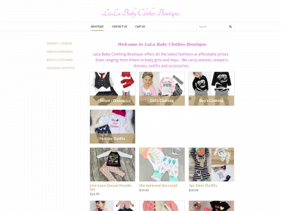www.lalababyclothes.com snapshot