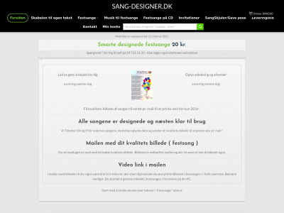 sang-designer.dk snapshot