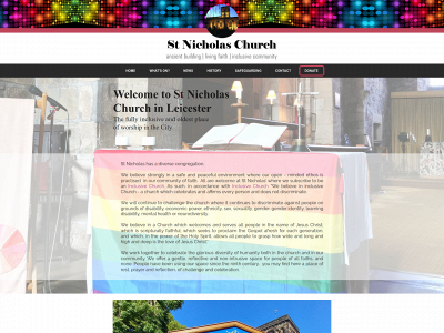 stnicholasleicester.com snapshot