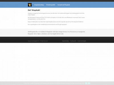 detklogskab.dk snapshot
