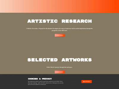 harrieliveart.com snapshot