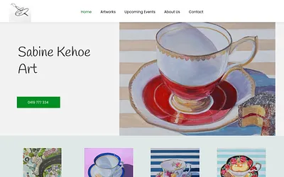 www.sabinesart.com.au snapshot