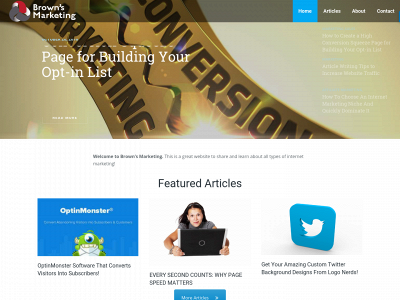 brownsmarketing.com snapshot