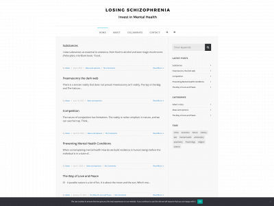 losingschizophrenia.com snapshot