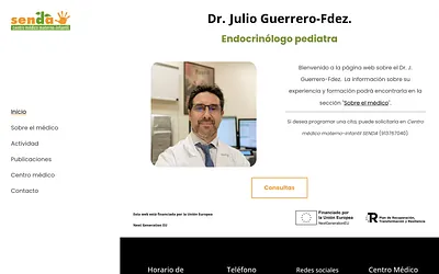 endocrinologopediatra.net snapshot