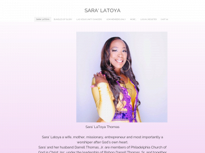 www.saralatoya.com snapshot