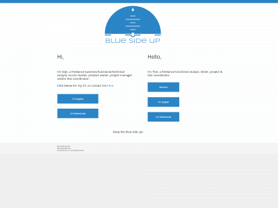 bluesideup.be snapshot