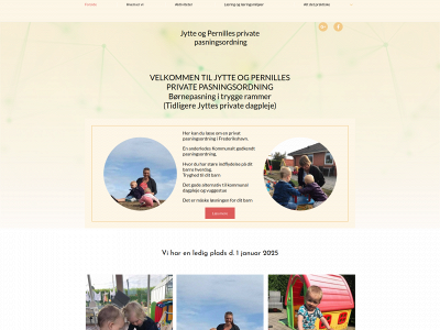 jyttesdagpleje.dk snapshot