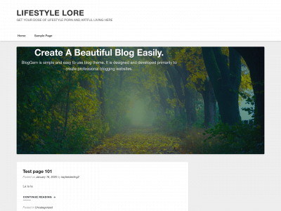 lifestylelore.com snapshot