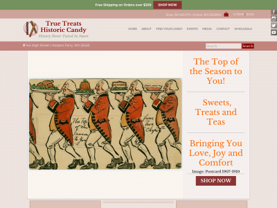 truetreatscandy.com snapshot