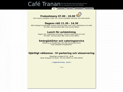 cafetranan.se snapshot