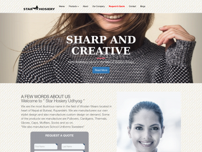 starhosieryudhyog.com snapshot