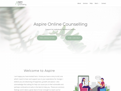 aspireonlinecounselling.com snapshot
