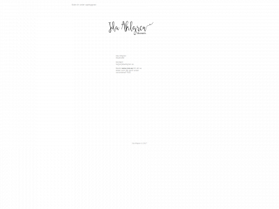 idaahlgren.se snapshot