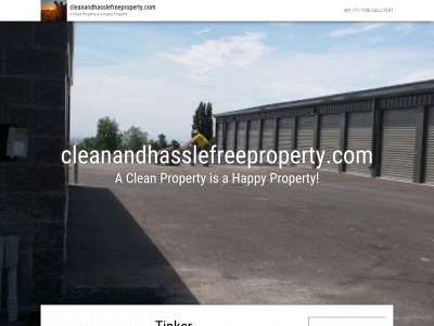 cleanandhasslefreeproperty.com snapshot