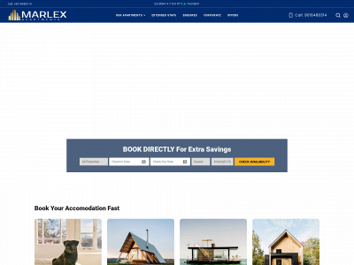 marlexapartments.com snapshot