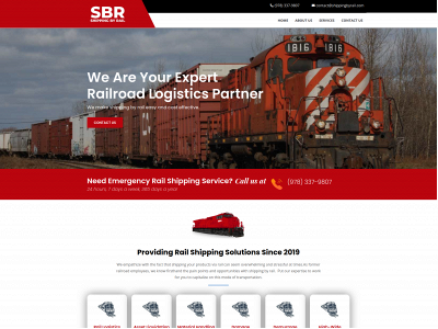shippingbyrail.com snapshot