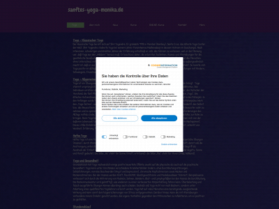 sanftes-yoga-monika.de snapshot