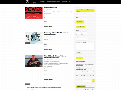 becomingafollower.net snapshot