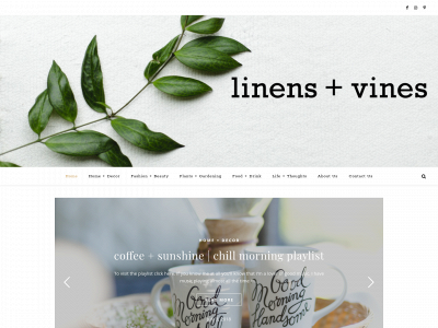 linensandvines.com snapshot
