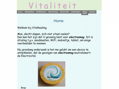 vitalhealing.nl snapshot