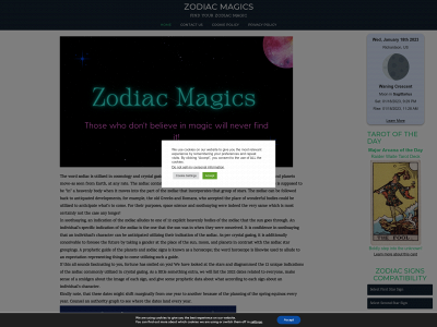 zodiacmagics.com snapshot