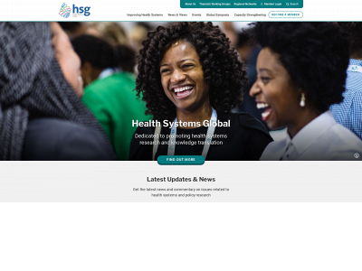 healthsystemsglobal.org snapshot