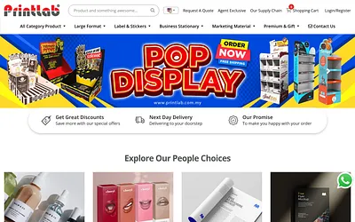 www.printlab.com.my snapshot