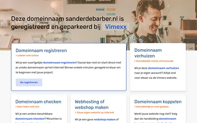 sanderdebarber.nl snapshot
