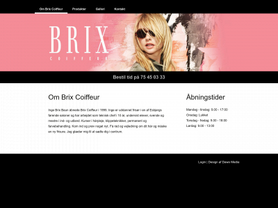 brixcoiffeur.dk snapshot