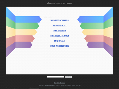 www.domainsora.com snapshot
