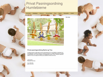 privatpasningsordninghumlebierne.dk snapshot