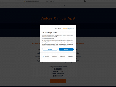 anresclinical.com snapshot