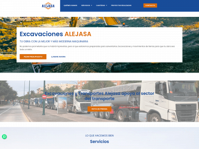 www.excavacionesalejasa.com snapshot