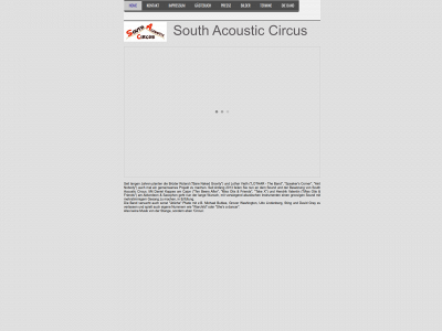 south-acoustic-circus.de snapshot