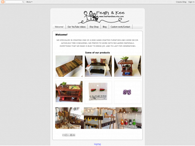 feathandkee.com snapshot